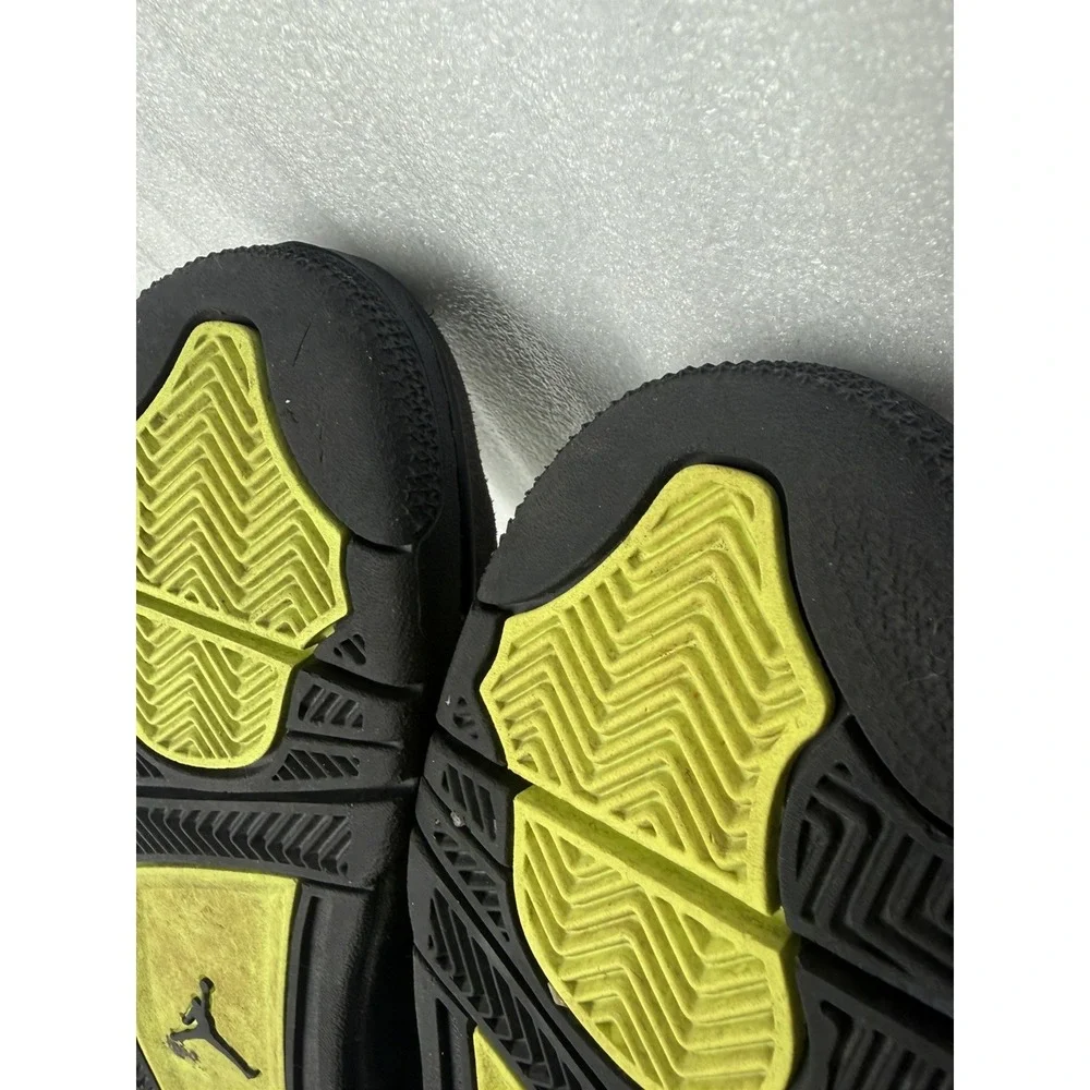 Nike Air Jordan 4 Retro SE Neon 95 (CT5342-007) Youth Size 7y (No Insoles)